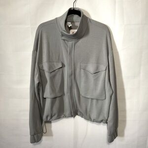 NWT Yogalicious “Softlite Scuba Autumn Jacket”, size XL, “ultimate gray” color